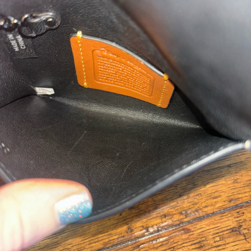 Coach x Mickey Envelope Key Pouch-Flax - Picture 6 of 7